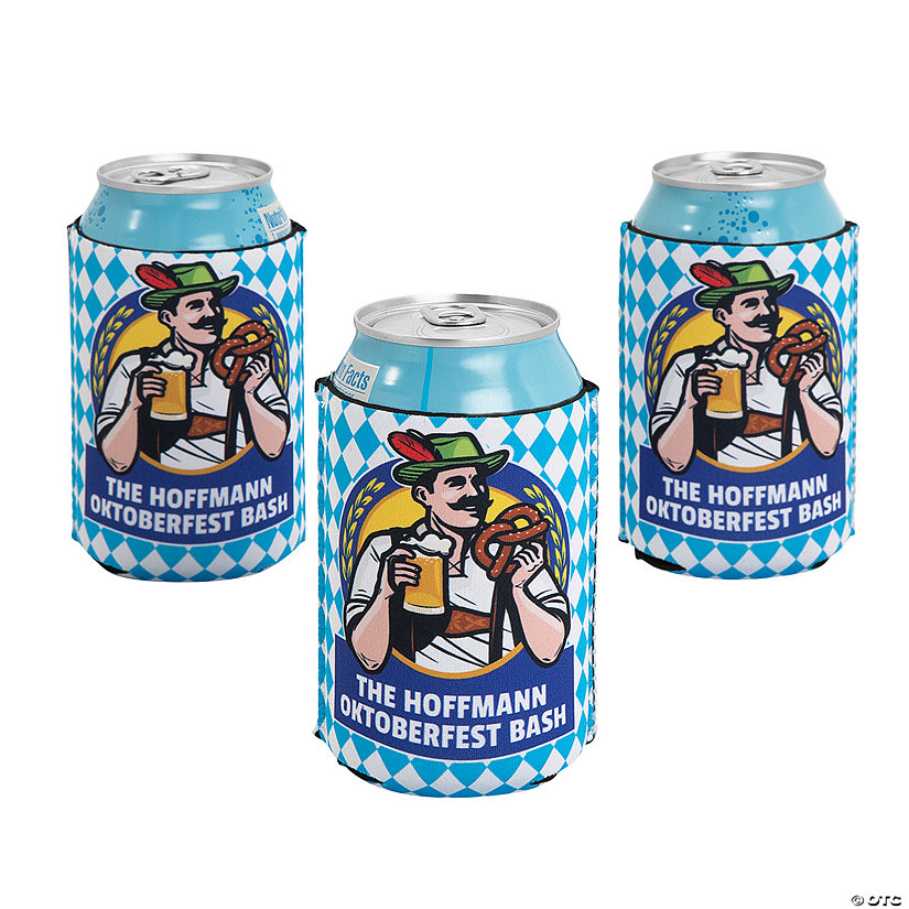 Personalized Premium Oktoberfest Can Coolers - 12 Pc. Image Thumbnail