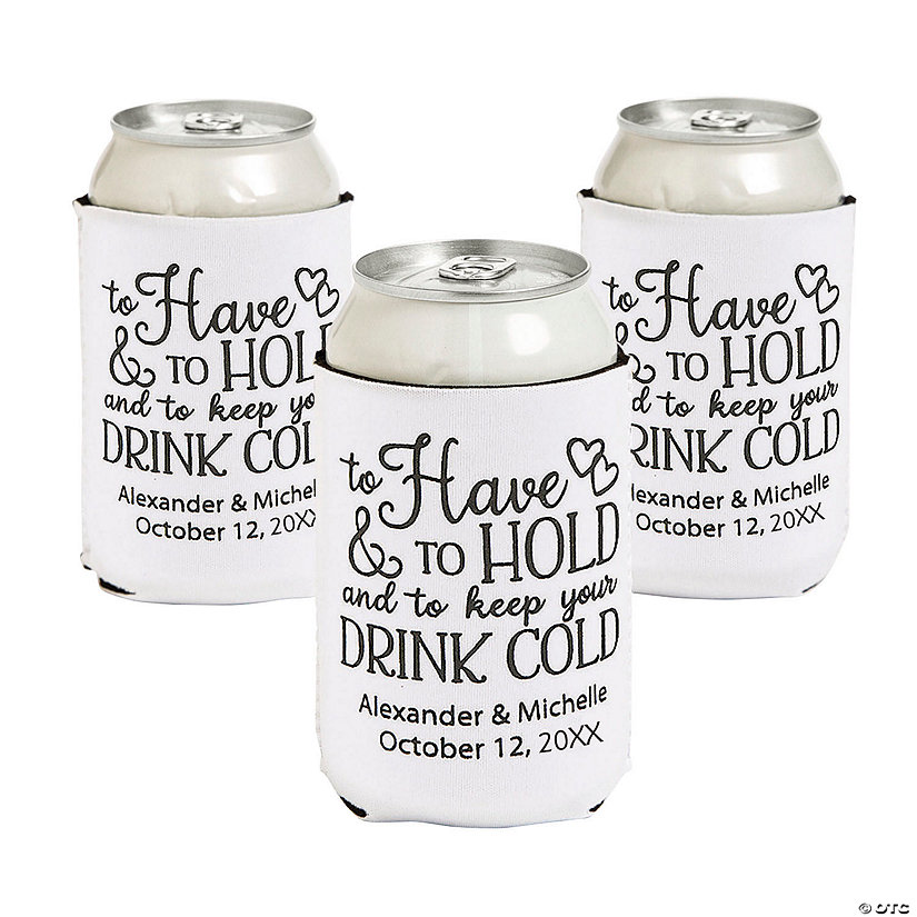 Personalized Premium To Have & To Hold Can Coolers - 48 Pc. Image