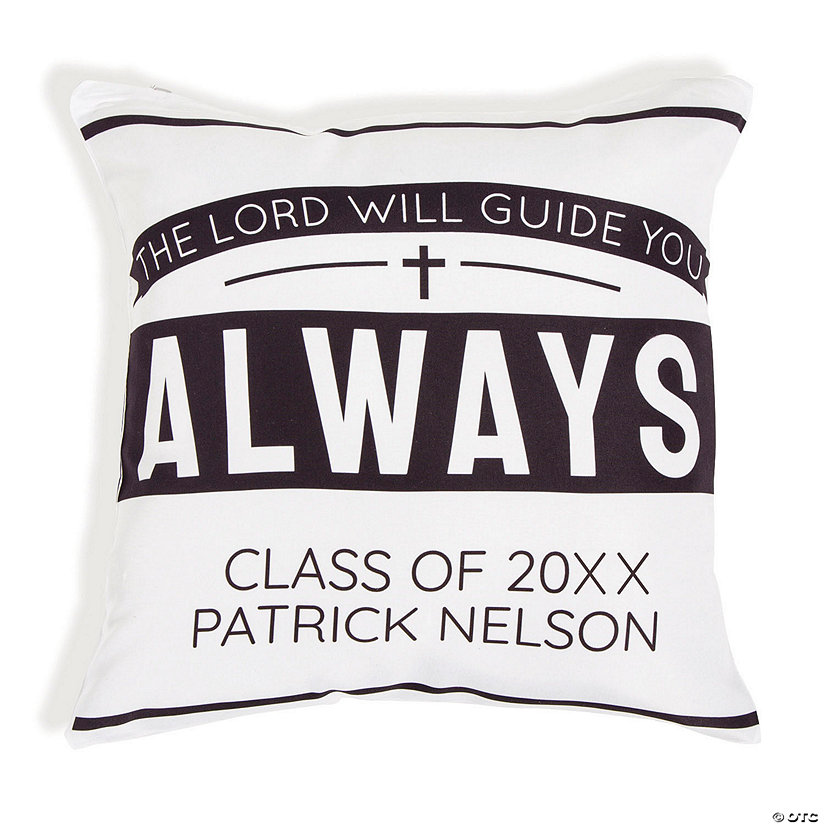 Personalized Religious Graduation Pillow Image Thumbnail