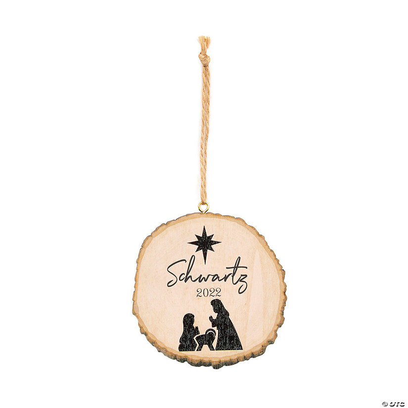 Personalized Religious Rustic Ornament | Oriental Trading