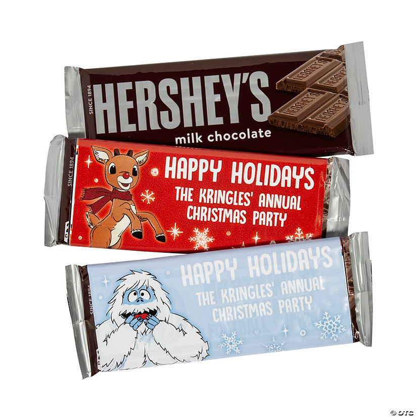 Personalized Rudolph the Red-Nosed Reindeer<sup>&#174;</sup> Candy Bar Labels - 12 Pc. Image Thumbnail