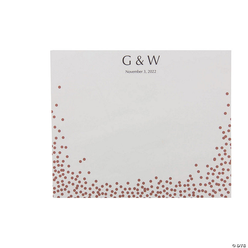Personalized Scatter Dot Placemats - 15 Pc. Image Thumbnail