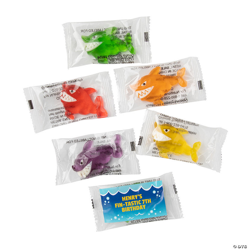 Personalized Shark Gummy Candies Image Thumbnail
