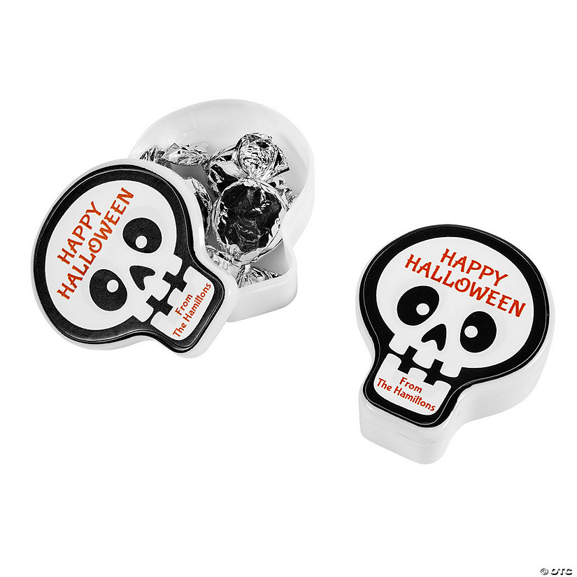 Personalized Skull-Shaped Container - 12 Pc. Image Thumbnail
