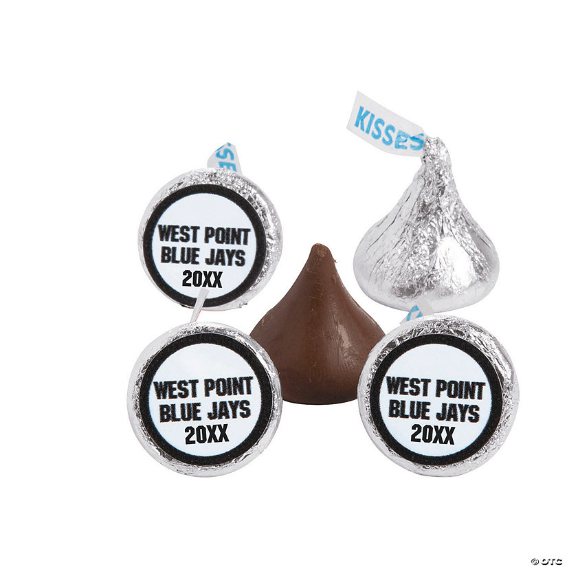 Personalized Spirit Hershey&#8217;s<sup>&#174;</sup> Kisses<sup>&#174;</sup> Stickers - 60 Pc. Image Thumbnail