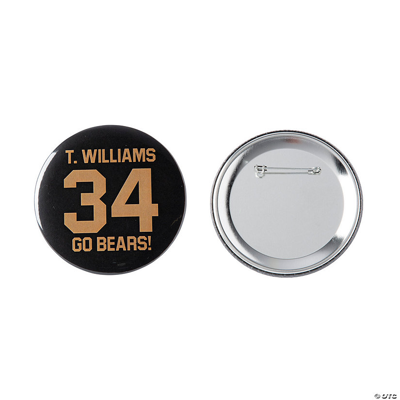 Personalized Sports Number Buttons - 12 Pc. Image Thumbnail