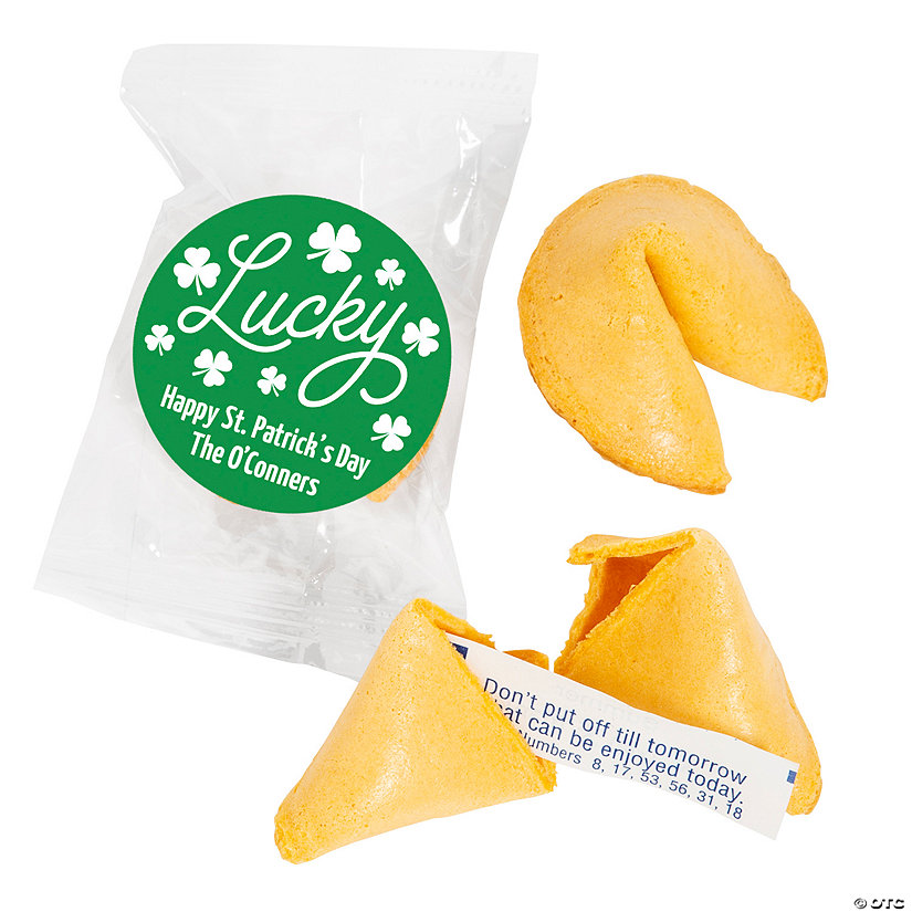 Personalized St. Patrick&#8217;s Day Fortune Cookies 50 Pc. Image Thumbnail
