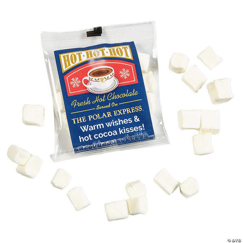 Personalized The Polar Express&amp;#8482; Mini Marshmallow Fun Packs - 57 Pc. Image