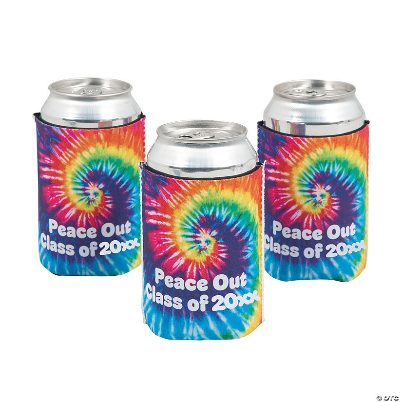 Personalized Tie Dye Can Covers - 12 Pc. Image