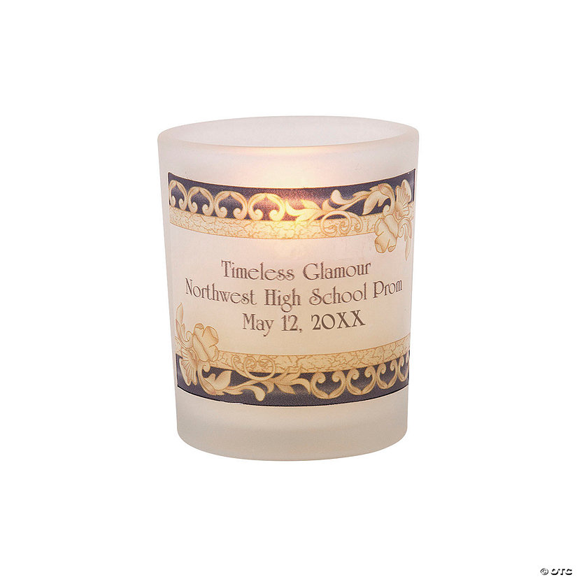 Personalized Timeless Glamour Votive Candle Holders Oriental Trading