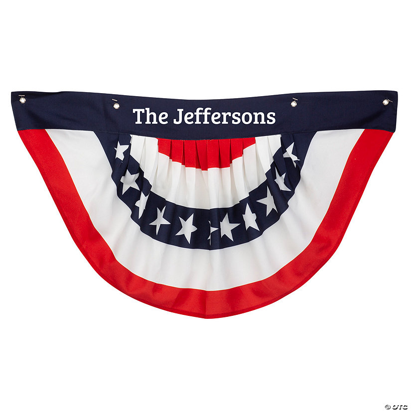 Personalized Traditional Patriotic Bunting Image Thumbnail
