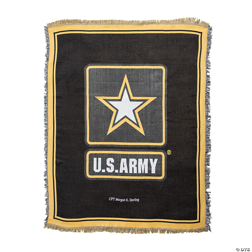 Personalized U.S. Army<sup>&#174;</sup> Throw Blanket Image Thumbnail