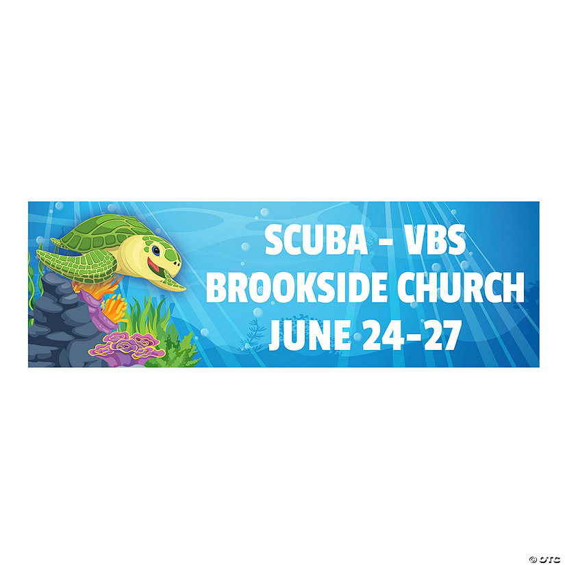 Personalized Under the Sea VBS Banner - Medium Image Thumbnail