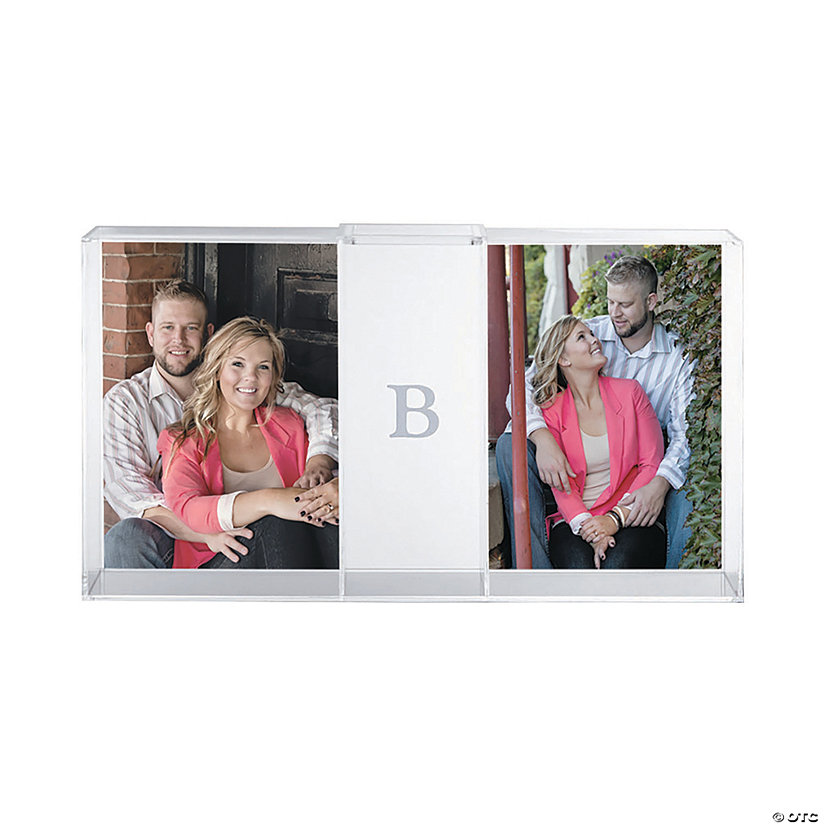 Personalized Unity Sand Ceremony Shadow Box with Photo Frames Image
