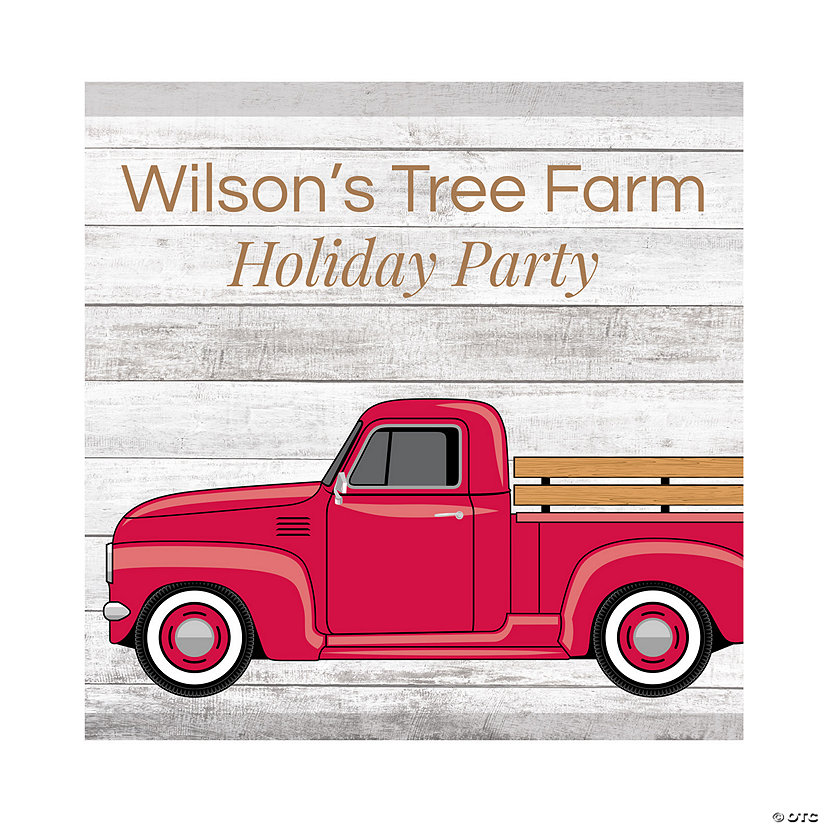 Personalized Vintage Truck Backdrop Oriental Trading