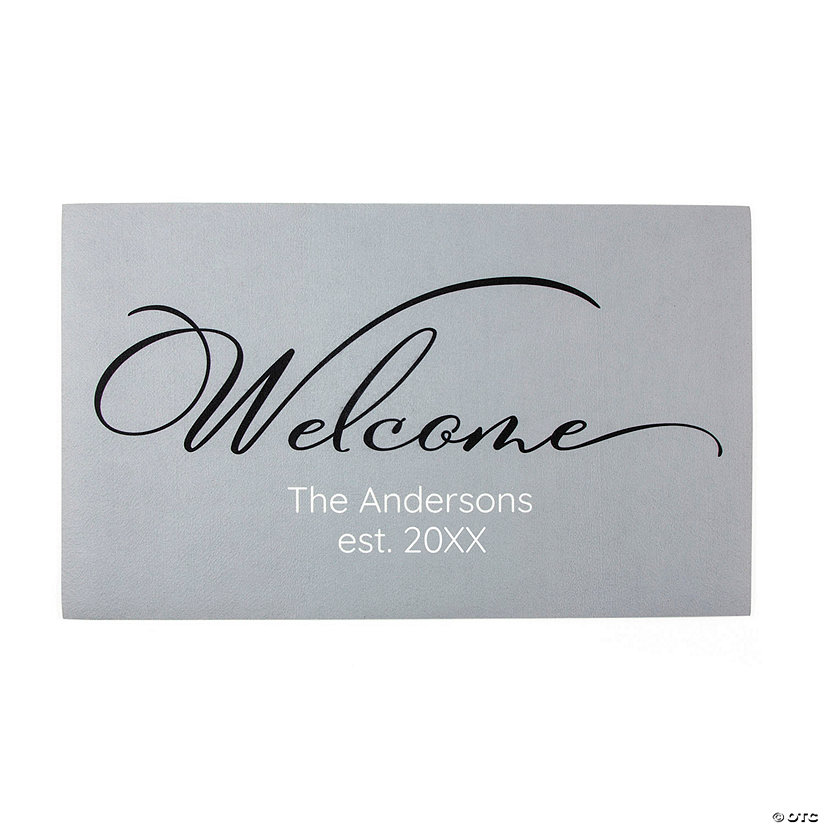 Personalized Welcome Door Mat Image Thumbnail