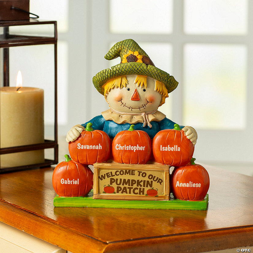 Personalized Welcome to Our Pumpkin Patch Fall Tabletop Decoration Image Thumbnail