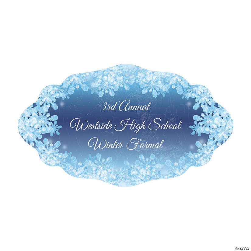 Personalized Winter Sparkle Arch Sign Image