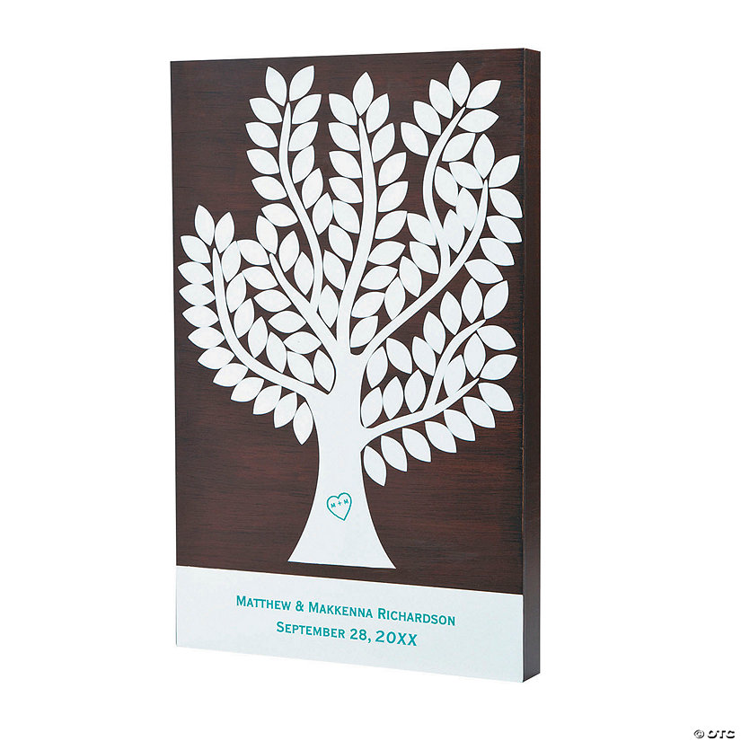 Personalized Wishing Tree Wedding Guest Sign Image Thumbnail