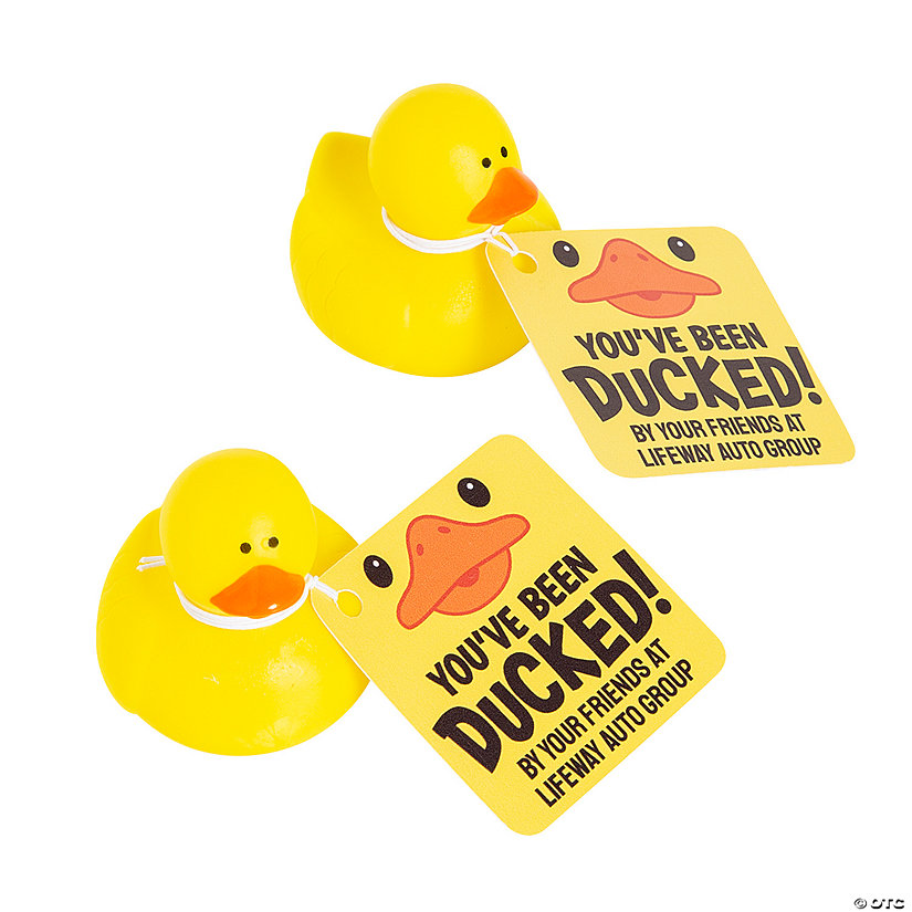 Personalized You've Been Ducked Kit for 24 Image