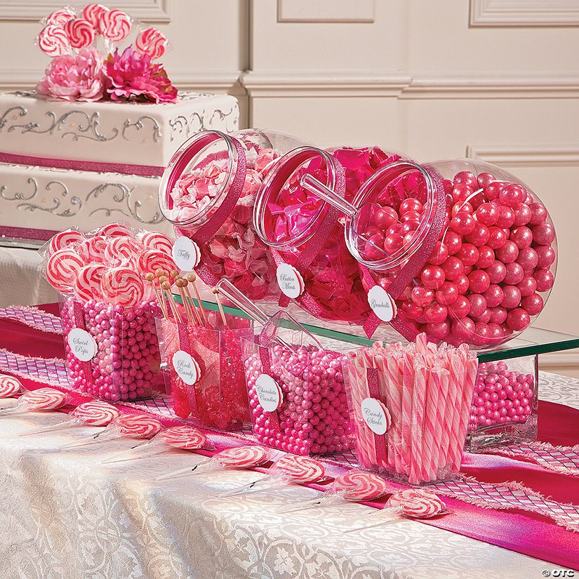 Pink Candy Buffet Idea | Oriental Trading