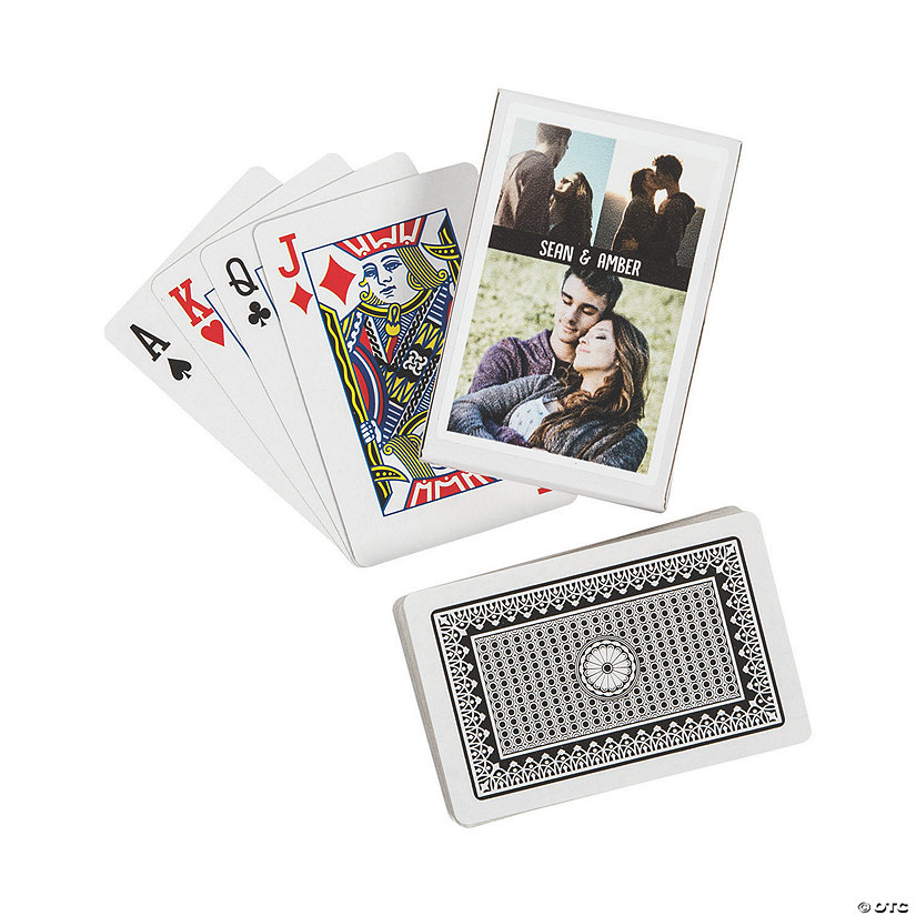 Playing Cards with Custom Multi-Photo Box - 12 Pc. Image