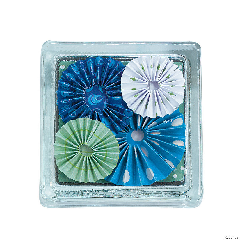 RosetteFilled Paperweight Idea Oriental Trading