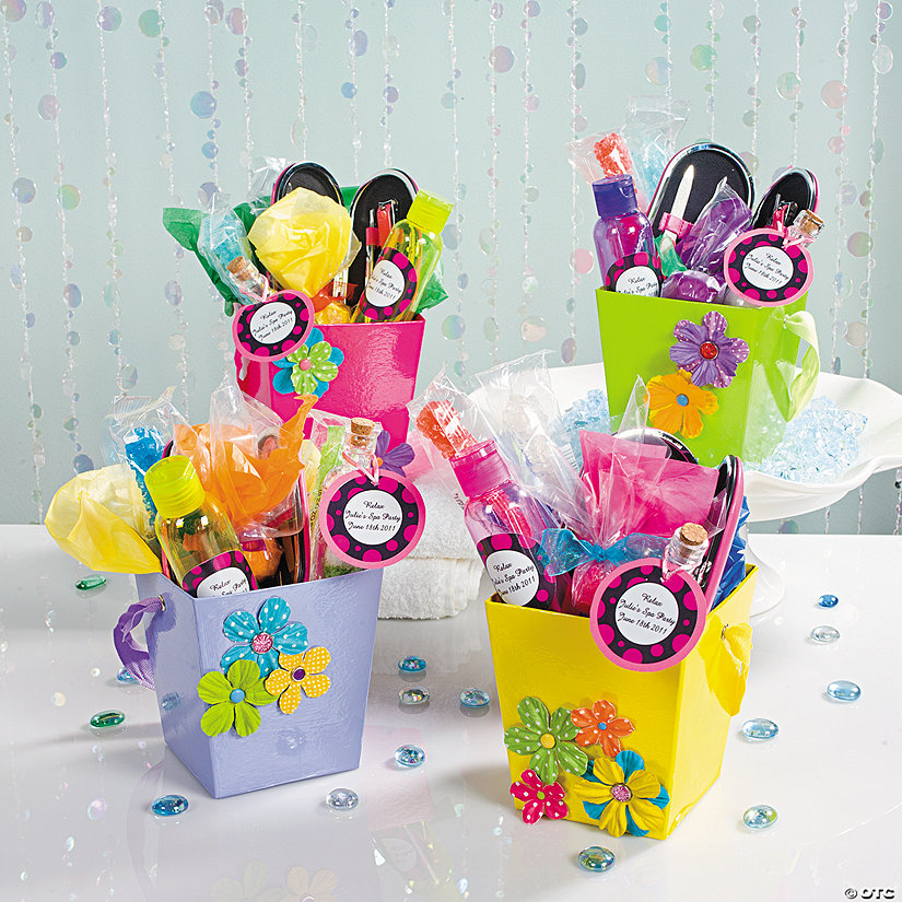 Spa Buckets Idea Oriental Trading