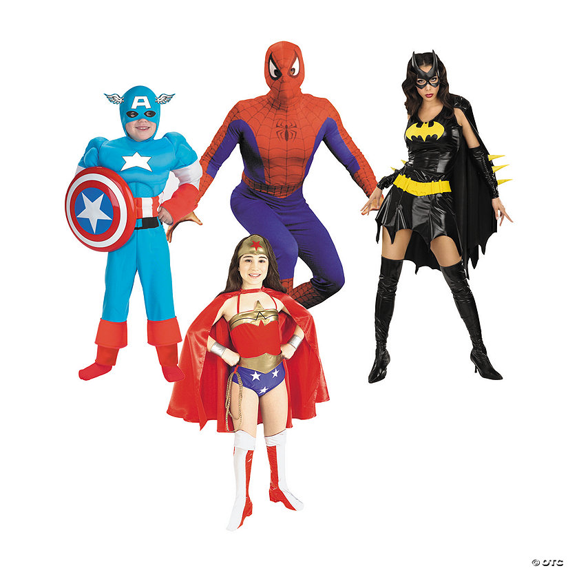 Superheroes Group Costumes Image Thumbnail
