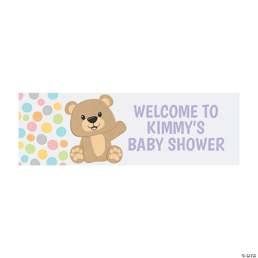 Teddy Bear Custom Banner - Small Image Thumbnail