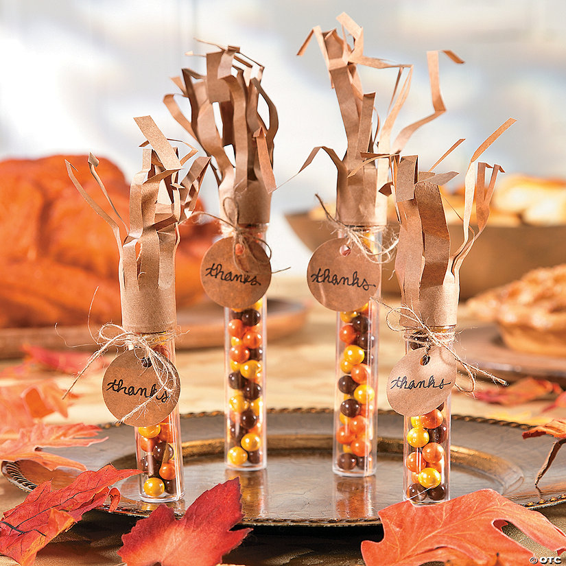 Thanksgiving Candy Tube Idea | Oriental Trading