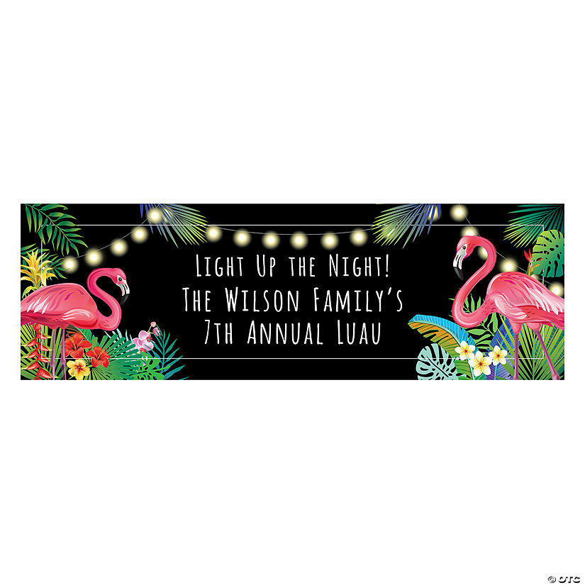 Tropical Nights Luau Custom Banner - Medium Image Thumbnail
