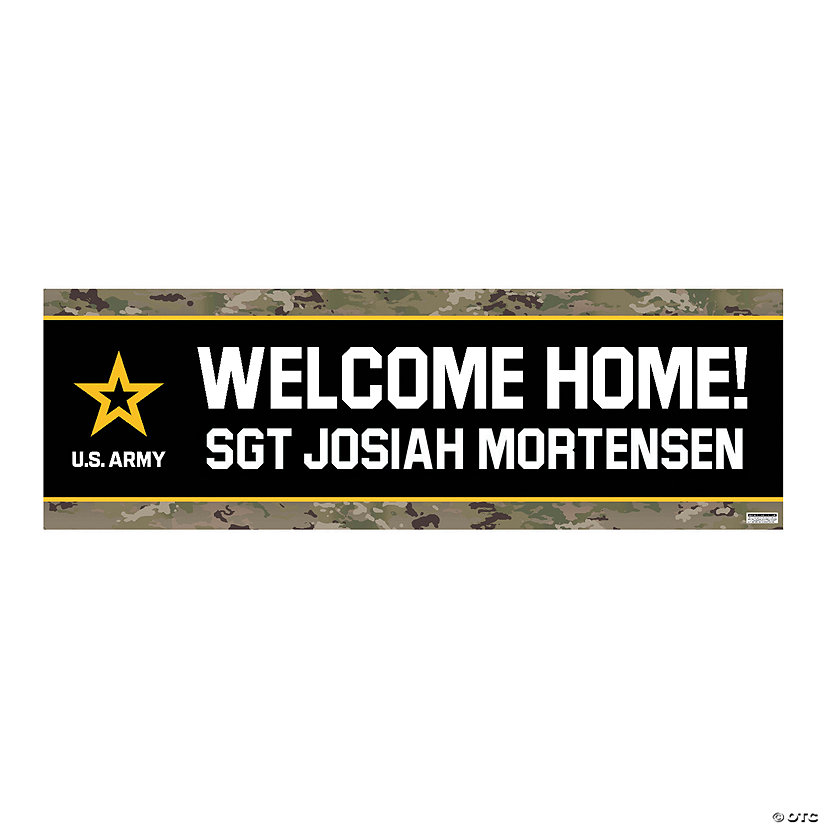 U.S. Army<sup>&#174;</sup> Welcome Home Custom Banner - Large Image