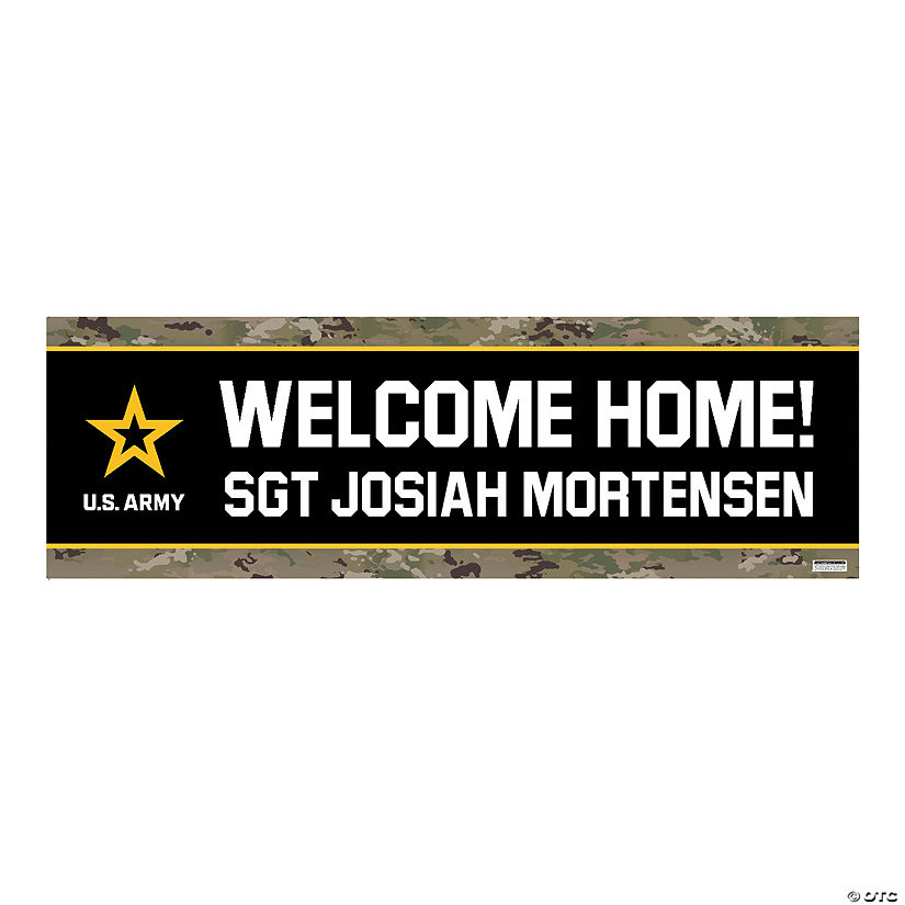 U.S. Army<sup>&#174;</sup> Welcome Home Custom Banner - Medium Image Thumbnail