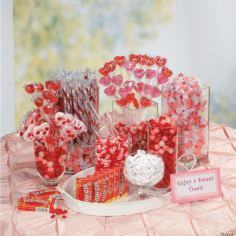 Valentine Hearts Candy Buffet Idea Image Thumbnail