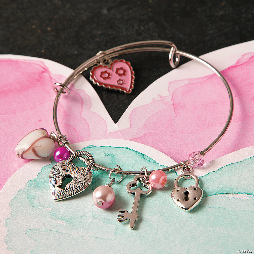 Valentine's Day Charm Bracelet Idea Oriental Trading