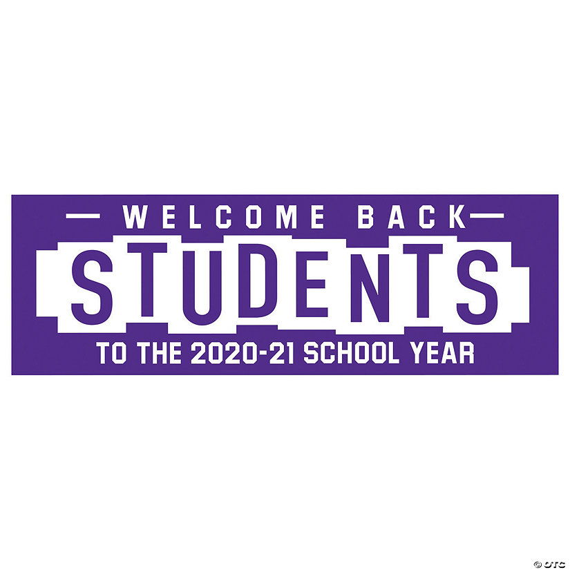 Welcome Back Students Custom Banner - Small Image Thumbnail