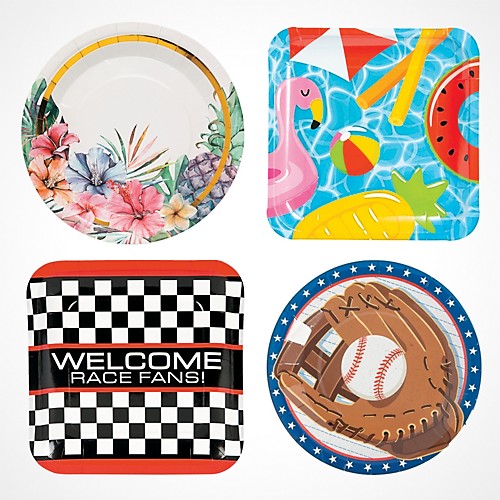 Party Plates and Chargers - More than 2,000+ Designs!