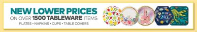 New Lower Prices on Over 1500 Tableware Items