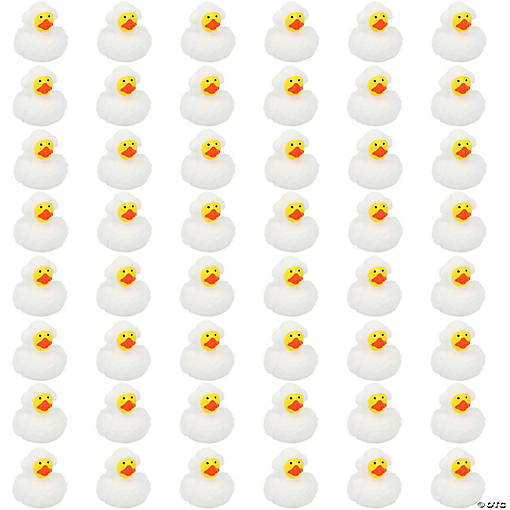 1 1/2" Bulk 96 Pc. Mini Religious Lamb Rubber Ducks