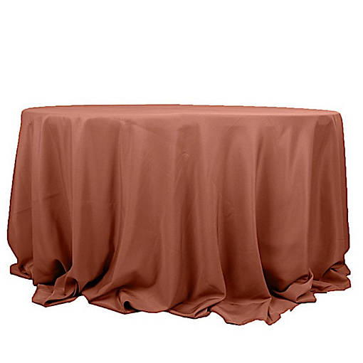 10 132" Round Premium Polyester Tablecloths Wedding Party Table Linens 