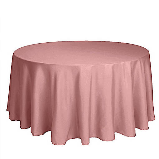 10 pcs 108" Round Polyester Tablecloths Tabletop Wedding  Decorations