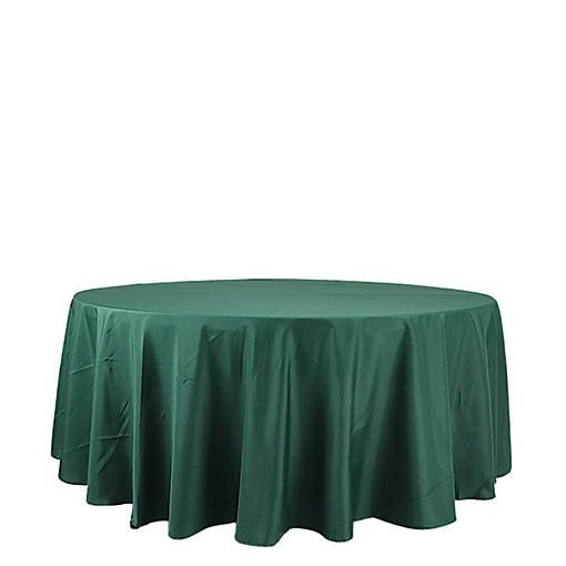 10 pcs 108" Round Polyester Tablecloths Tabletop Wedding  Decorations