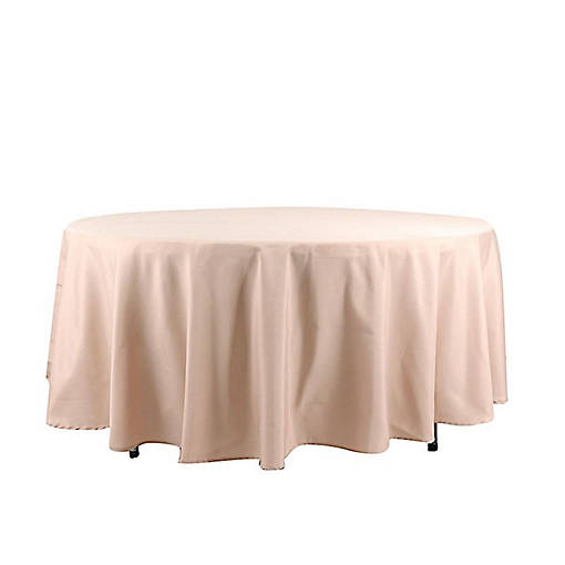10 pcs 108" Round Polyester Tablecloths Tabletop Wedding  Decorations
