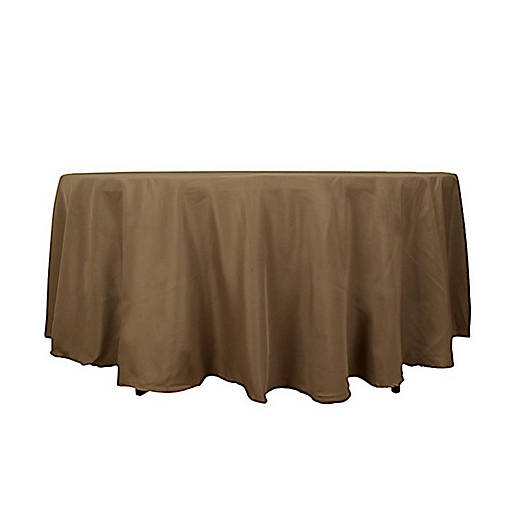 10 pcs 108" Round Polyester Tablecloths Tabletop Wedding  Decorations