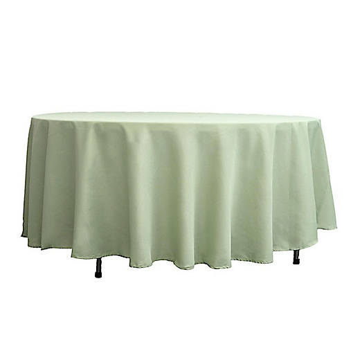 10 pcs 108" Round Polyester Tablecloths Tabletop Wedding  Decorations