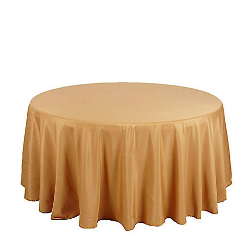 10 pcs 132" Round Polyester Tablecloths Wedding Party  