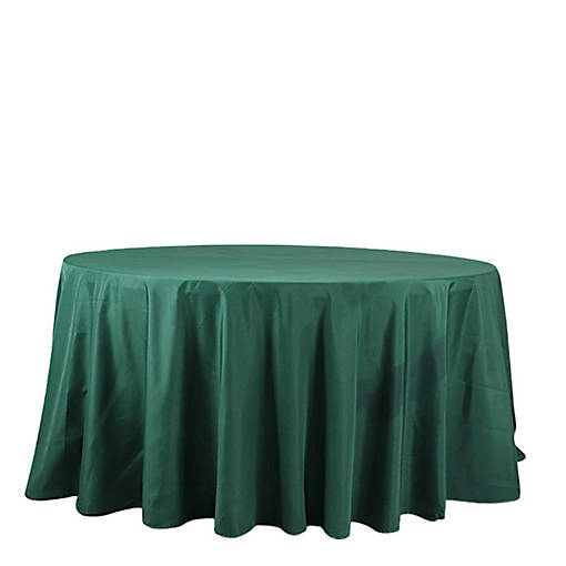 10 pcs 132" Round Polyester Tablecloths Wedding Party  