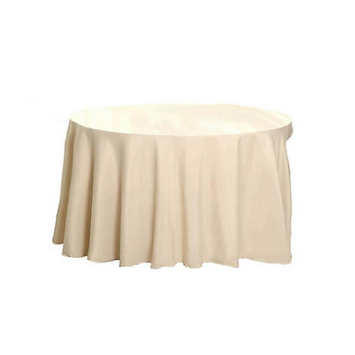 10 pcs 132" Round Polyester Tablecloths Wedding Party  