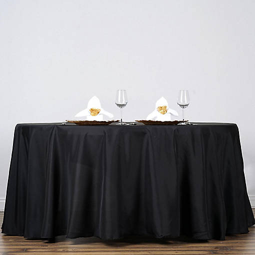 10 pcs 132" Round Polyester Tablecloths Wedding Party  